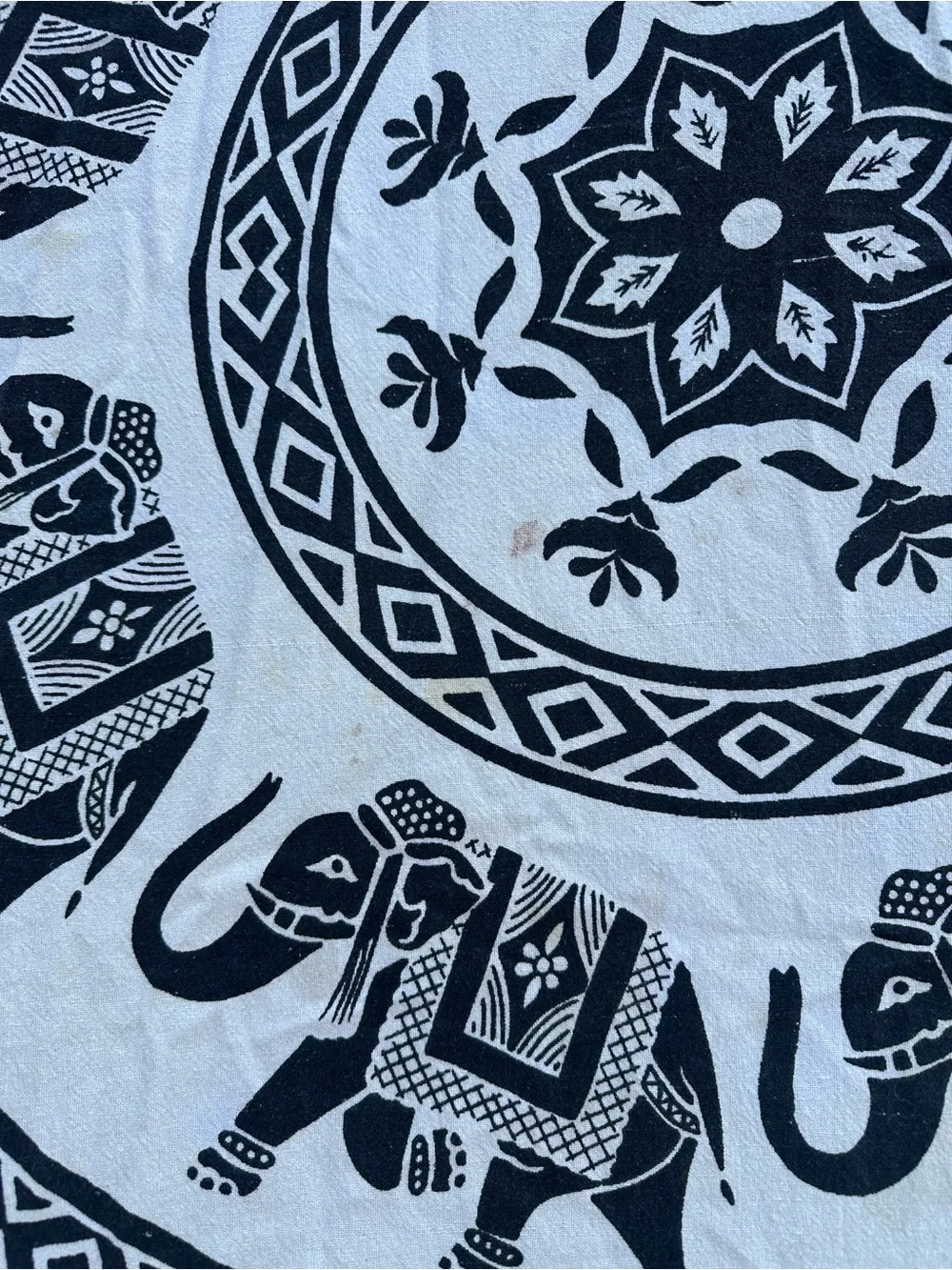 Black & Cream Tapestry - Made in India